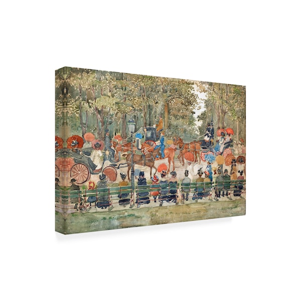 Prendergast 'Central Park, 1901' Canvas Art,12x19